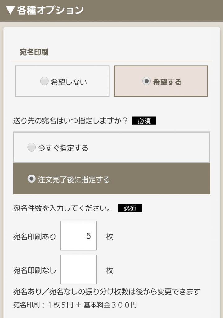 京都の四季各種オプション